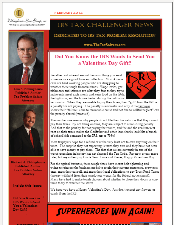 February 2012 Newsletter